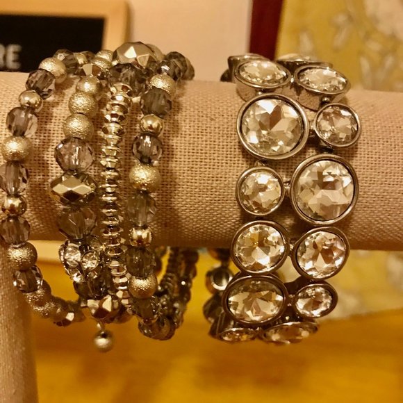 Art Deco-Inspired Crystal Jewelry Wardrobe 11 Piece Bundle - Picture 2 of 11